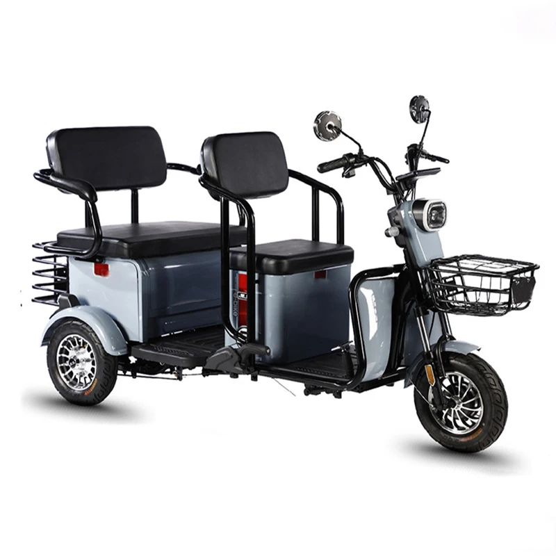 Factory Price two Seat Adult comfortable passenger cargo electric scooter best electric tricycle disabled elderly