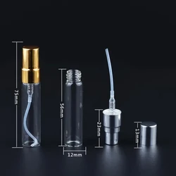 10Ml Portable Miniature Mini Refill Refillable Glass Atomizer Parfum Perfume Sample Screw Spray Sprayer Pump Bottle Vials