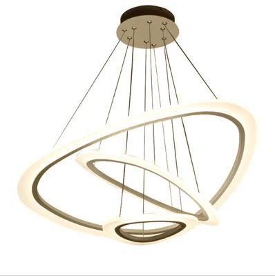 Fashion Creative Circle Personality Nordic Style Modern Led Chandelier Light