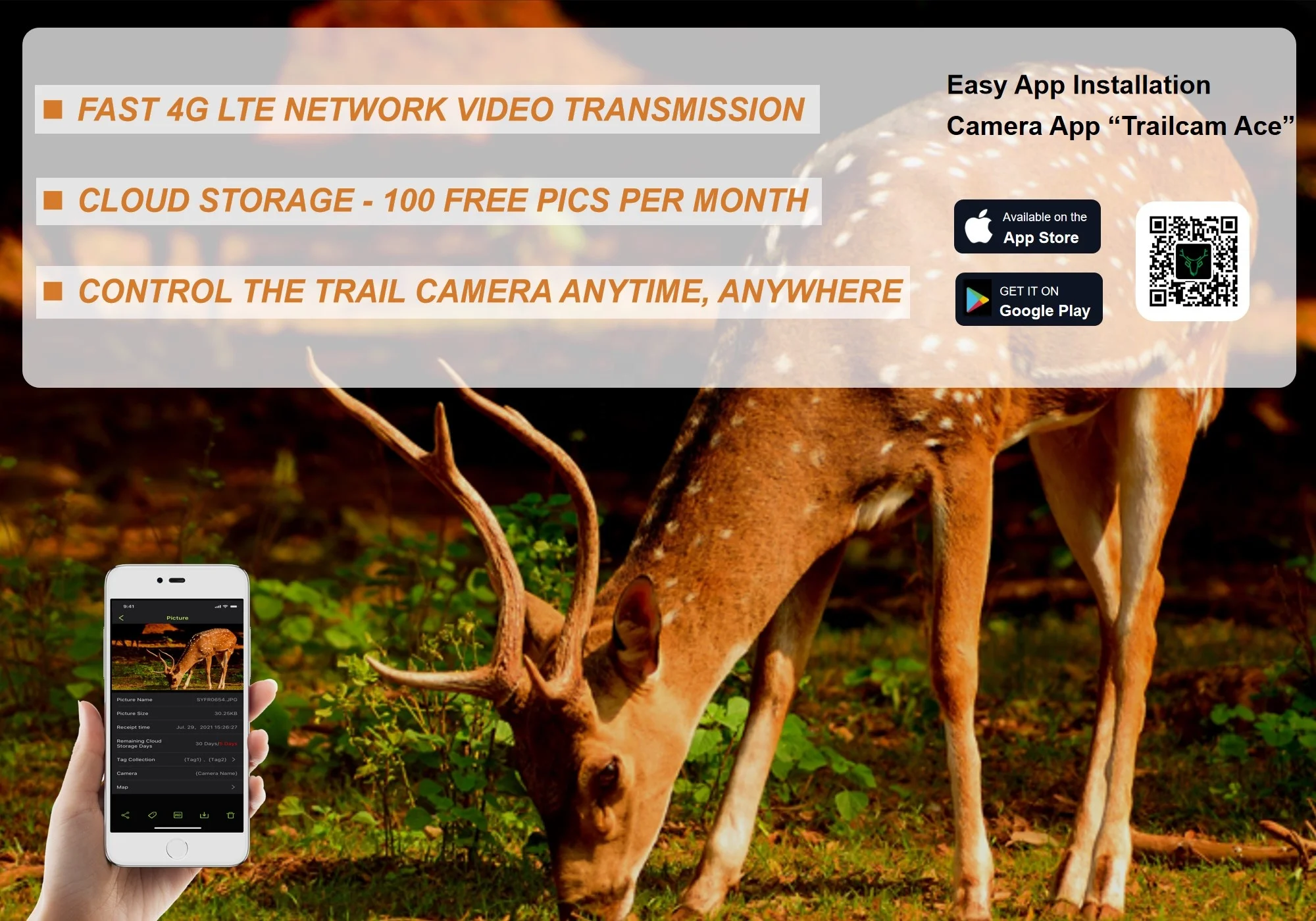 4G LTE 0.4s время запуска 32 Гб ночного видения сотовый олень для отслеживания дикой природы ловушка для игр мини-камера для охоты