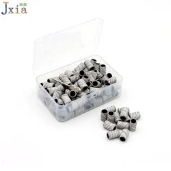 Jiexia Plastic Box Packing Fine Medium Coarse Zebra Nail Sanding Bands for Nails Machine