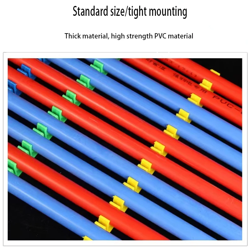 Parallel row plastic polypropylene pipe clip pipe clip PVC pipe clip 20 plastic