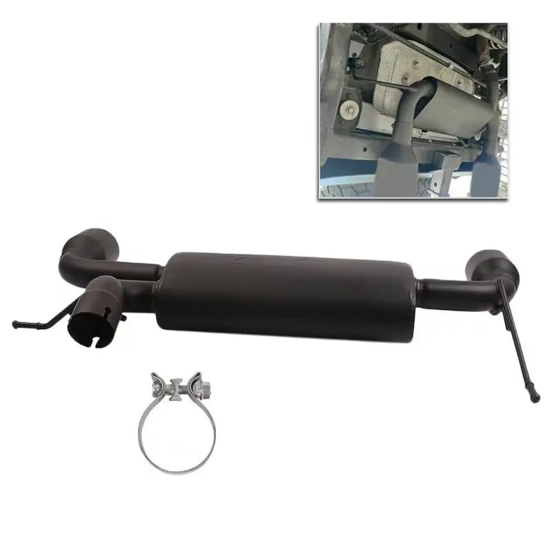 Двойная система глушителя для задней части джипа 07-17 Jeep Wran * gler JK Utility 3.6L 3.8L