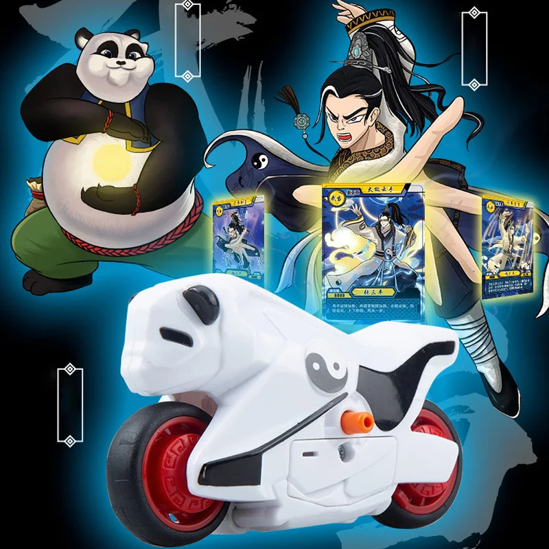 2023 new product classic gyro toys creative cartoon kung fu fingertip finger gyro speed car motorcycle battle game for kids