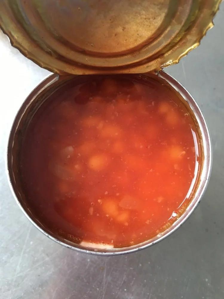 
OEM canned food canned white kidney beans in tomato sauce 425ml for middle east market 