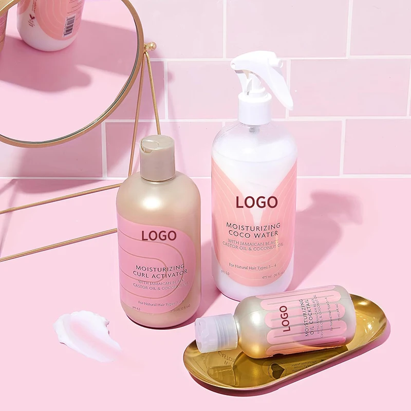 Private Label Moisturizing Hair Styling Cream For Women Jamaican Black Castor & Coconut Oil Curl Essence Styling Cream