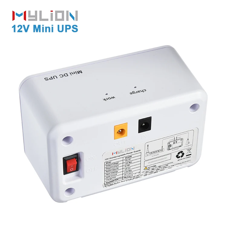 Мини ups dc 12v 30 Вт Источник бесперебойного питания мини батарея резервного копирования для беспроводная камера безопасности
