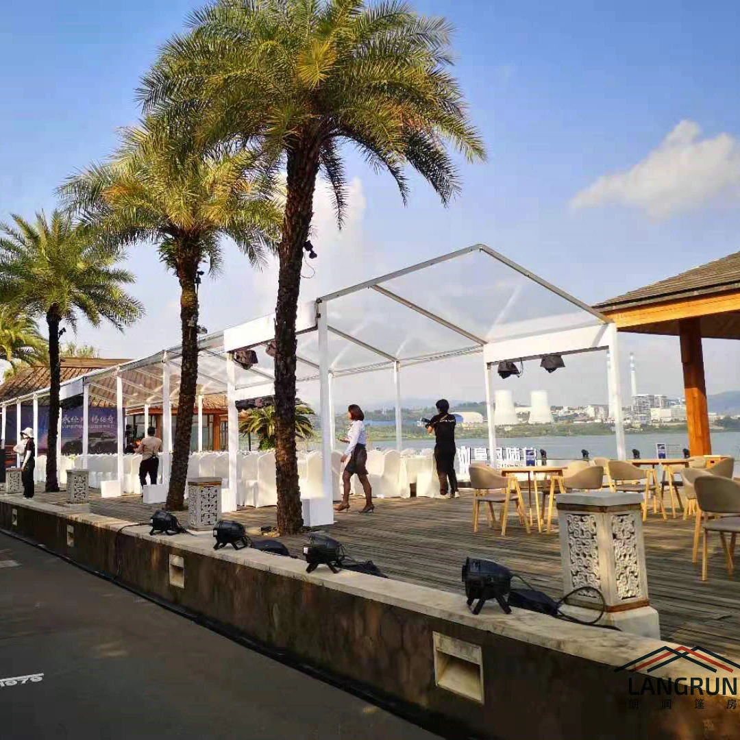 Прозрачный роскошный свадебный шатер прозрачная крыша для наружного события тент Шато продажи