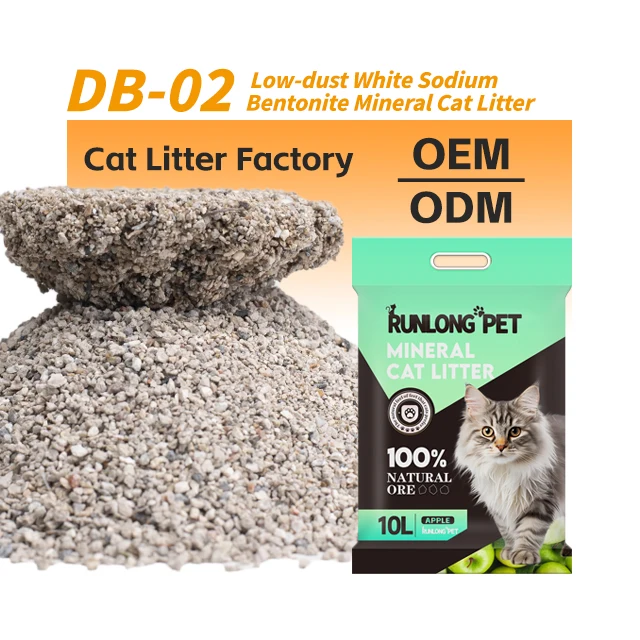 Low dust strong clumping premium lemon scen bentonite cat litter sand For Cats