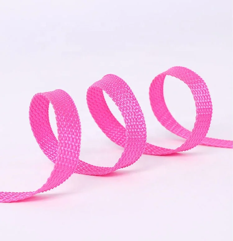 
High quality pp webbing customizable smooth polypropylene webbing colorful eco-friendly strap webbing 