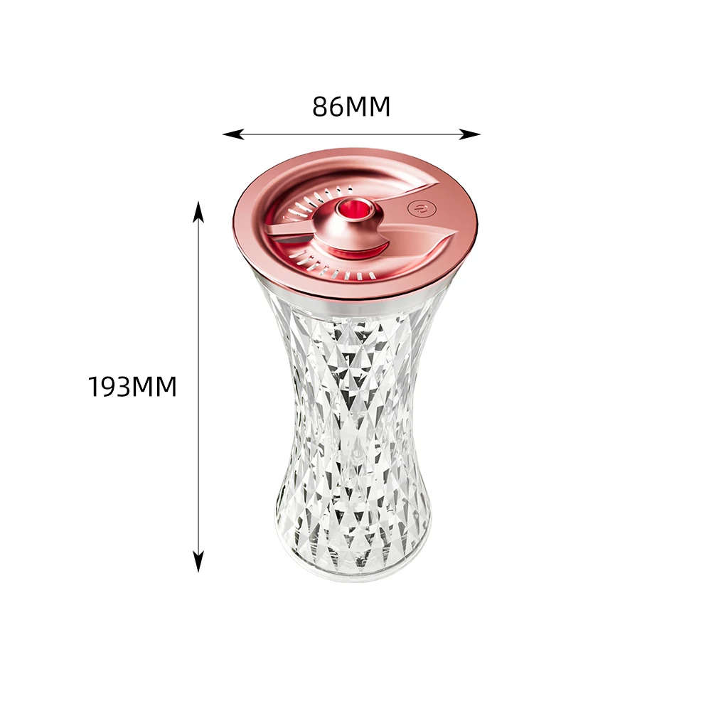 Wholesales 270ml Crystal Touch Control usb Colorful Night Light Led mini Table Lamp Cool Mist Bedroom Humidifier