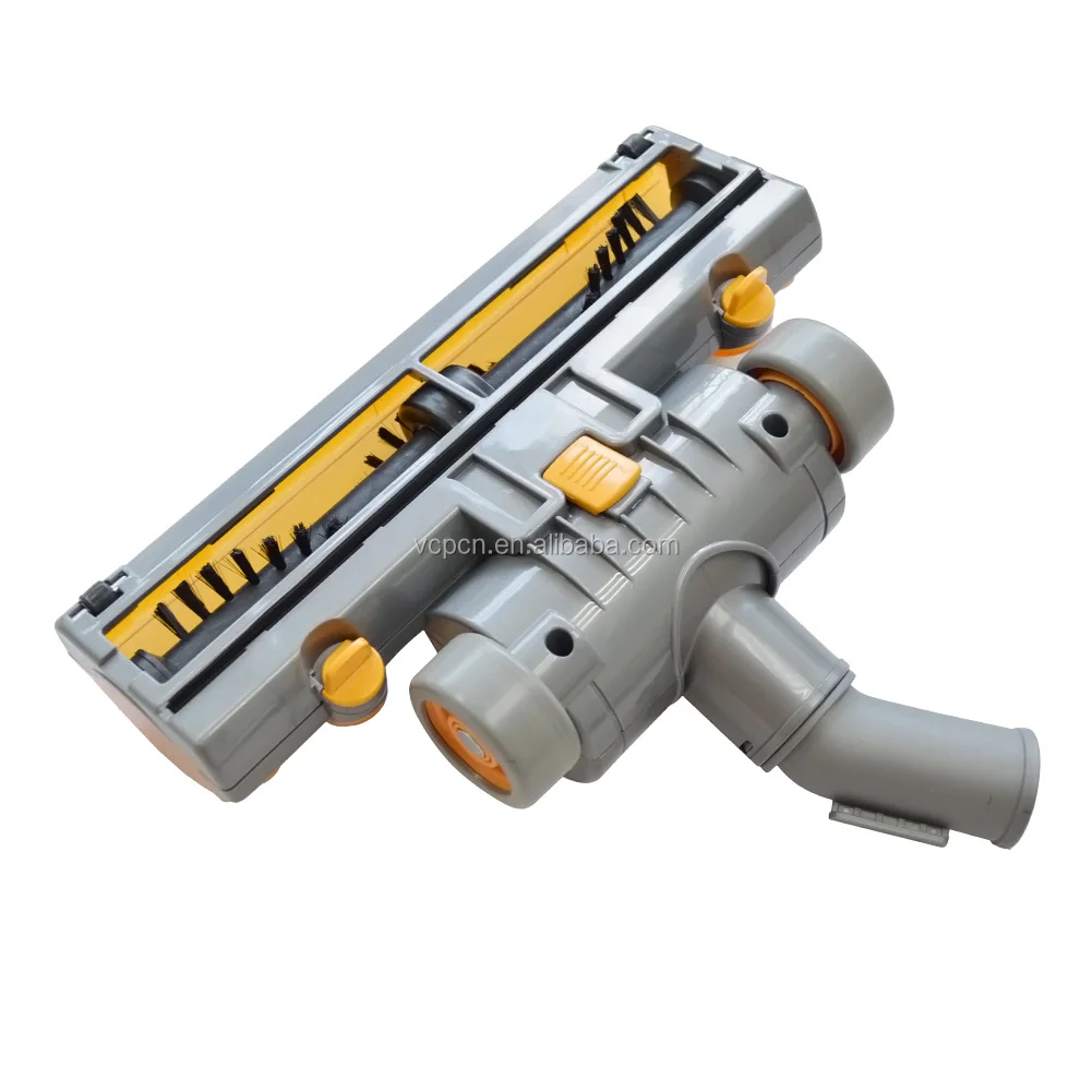 Пылесос турбо-щетка для мытья полов Ковер пыли нормальный турбо-щетка с рабочей поверхностью диаметром 32 мм 35 мм адаптер желтый цвет (BMD-11)