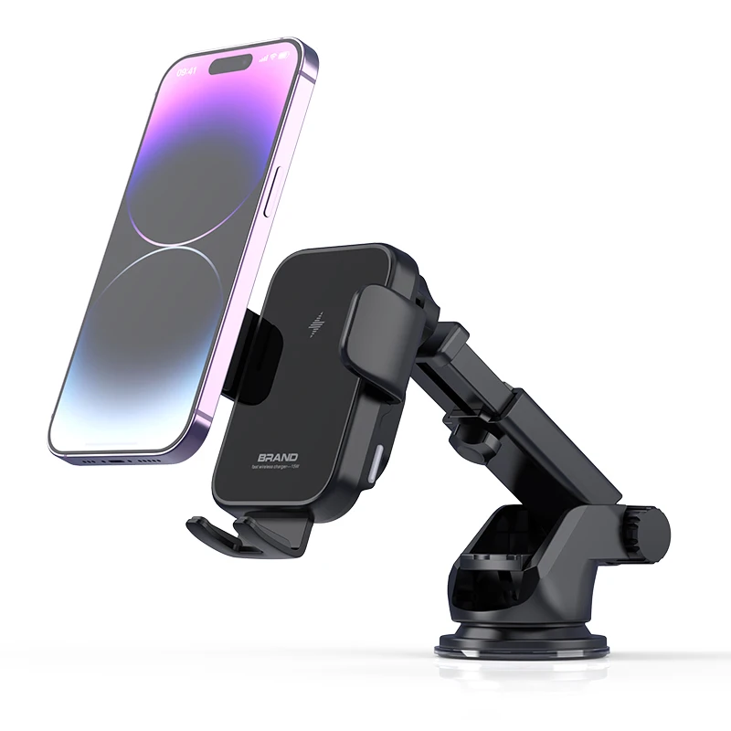 Горячая распродажа Автоматический Датчик выравнивания 15 Вт Qi быстрая Беспроводная зарядка автомобильный держатель на вентиляционное отверстие лобовое стекло приборная панель телефона