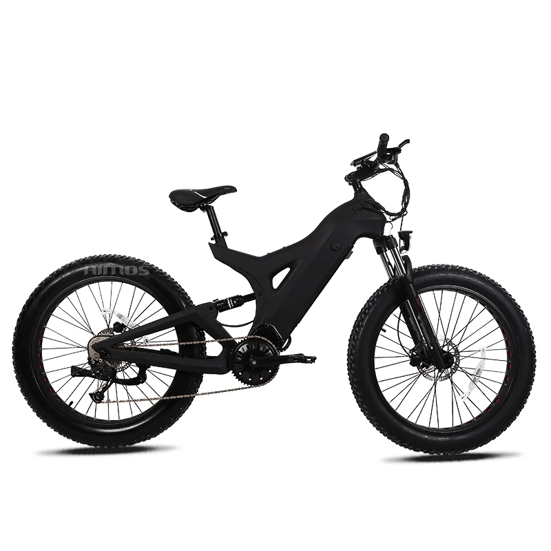 Bafang BBS mid motor Electric Bicycle Mid Engine two battery 8 speed 9 speed Fat Tire Ebike with Bafang mid motor
