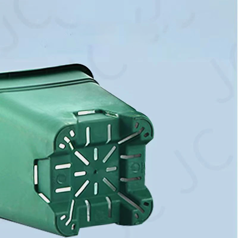 DD3178 Small Nursery Pot Plastic Thick and Sturdy Seed Propagation Planter Start Germination Pot Square Nursery Seedling Pot