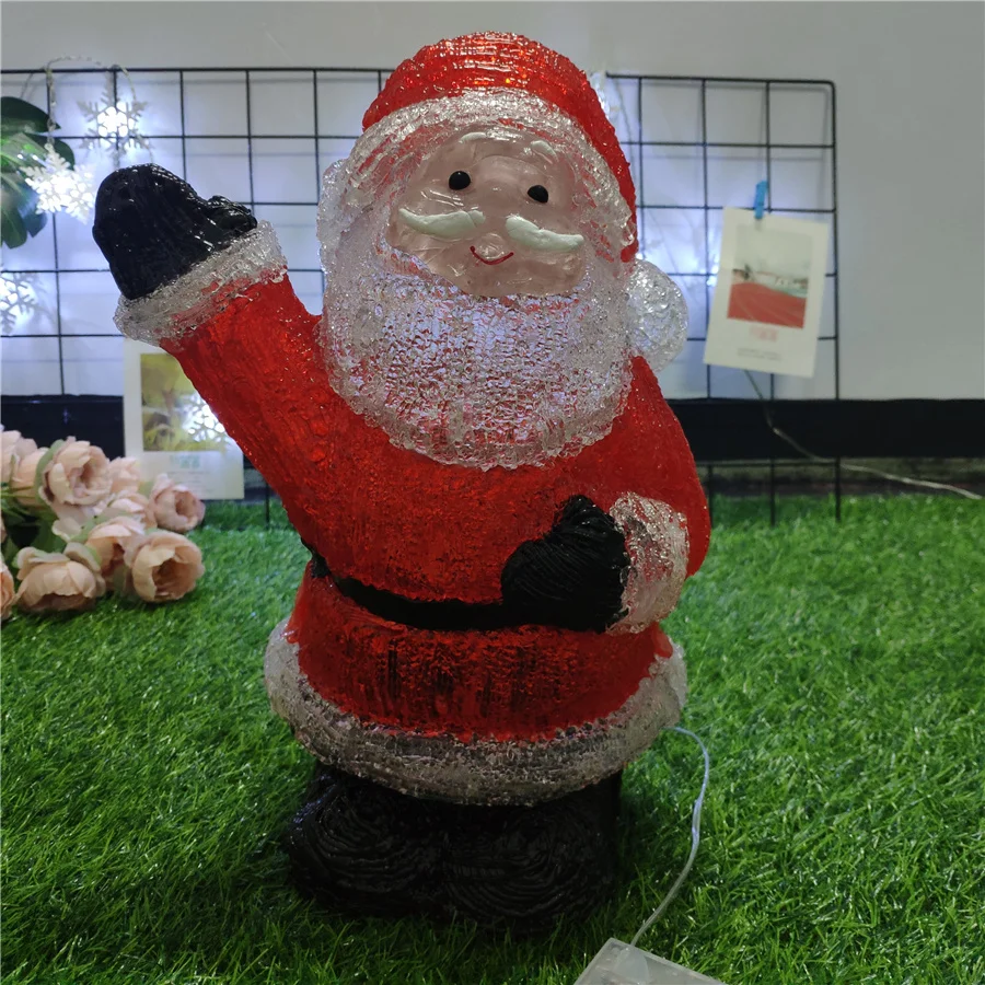 H36CM Santa Claus Light Acrylic LED Light 30L One Piece Shipment