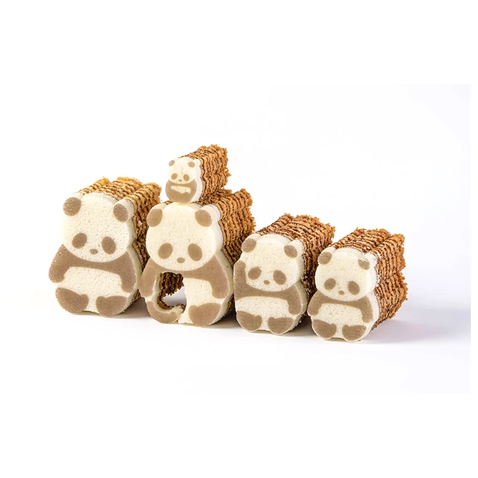 Pretty cute baumkuchen Japanese food cake gift box for wholesale