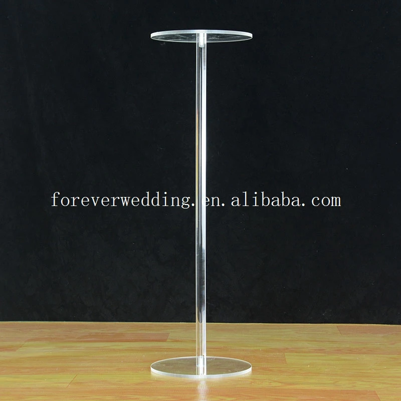 High quality transparent clear acrylic flower stand/vases flower wedding column stand for table centerpiece decoration