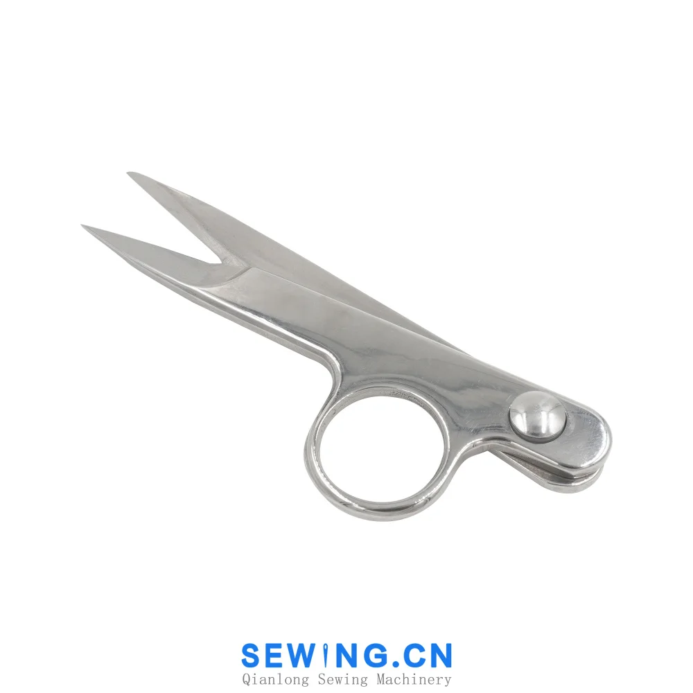 Все стальные ножницы для ниток, вышивка крестиком, V-образная Бытовая портная пряжа, ножницы для рыбалки