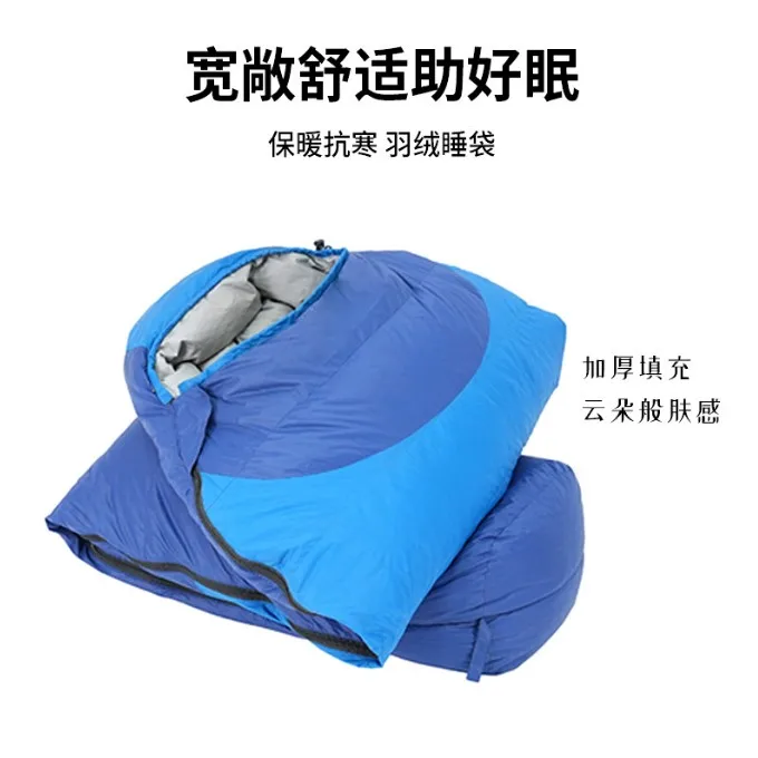 Sleeping Bag  Duck Down Mummy Camping Factory Manufacturer Ultralight Cold Weather Winter 0F Goose Down 800 FP Low MOQ Customize