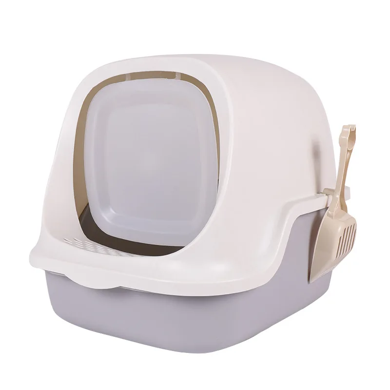 
Hot Selling Plastic Stocked Small Animals Everyday Self Cleaning Cat Litter Box 