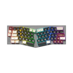 67 Keys Hotswap PCB Customized CNC Keyboard Kit RGB Tri-mode Wireless Acrylic Alice Ergonomics Mechanical Gaming Keyboard for PC