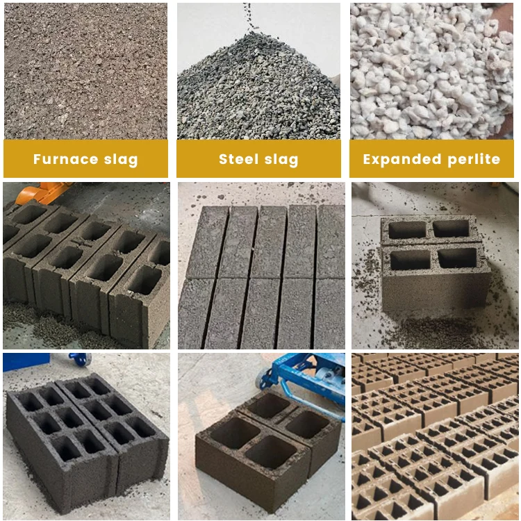 Semi-automatic cement hollow brick pavement brick making machine professional manufacturer preferential price