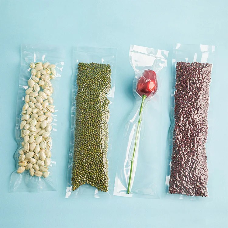 Custom Biodegradable Stand-Up Pouches Cashew Nut Vacuum Plastic Packing Bag Pe Nylon Bag With Thickened Rice Sunflower Seeds