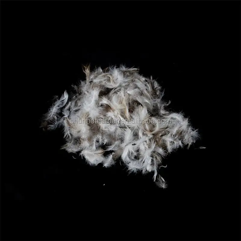 Factory Direct Sales1-2cm Washed Grey Duck Feather