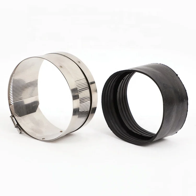 Factory high quality custom sizes durable and sturdy Large diameter A type no-hub couplings with rubber gasket
