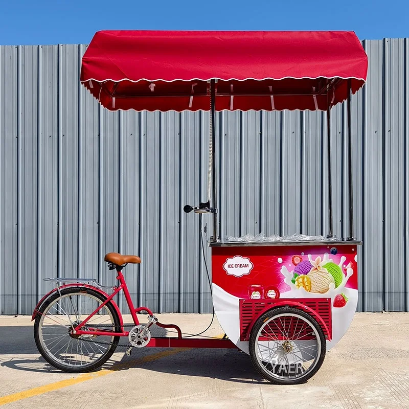 Surly Ice Cream Truck for Sale, Three-Wheel Gelato and Ice Cream Bikes, Walls Ice Cream Bicycle and Tricycle for Events