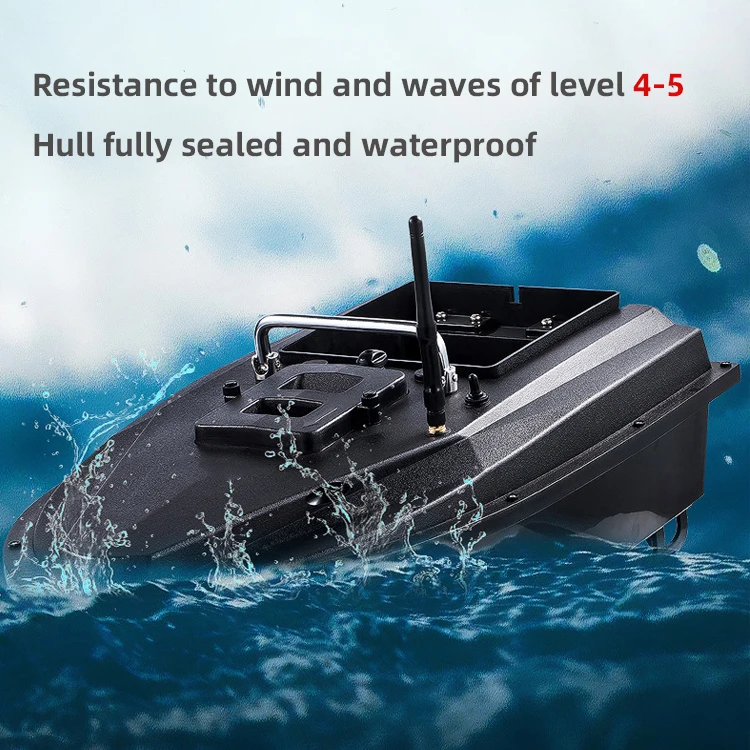 Gps 500m Remote Control Rc Fishing Bait Boat Auto Cruise Control 2kg Loading 3 Hoppers Gps Rc Nesting Boat With Fish Finder