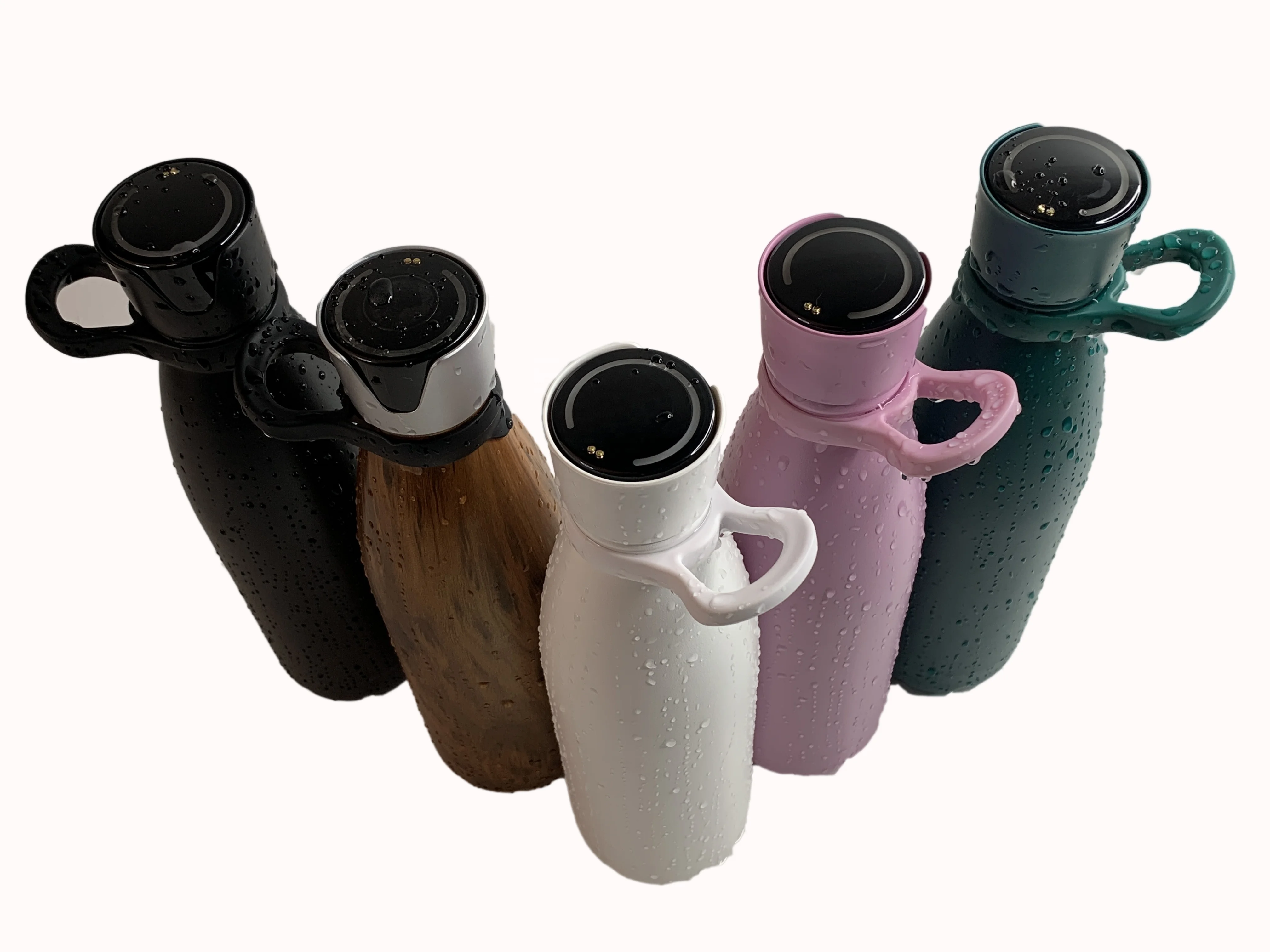  Self cleaning water bottle thermos UV Light Disinfection Cleaning Water Bottle Intelligent Vacuum