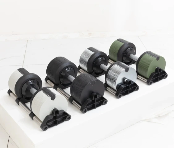 36kg New Free Weights Fitness Adjustable Dumbbells Pair Weights Adjustable Dumbbells With A Free Tray