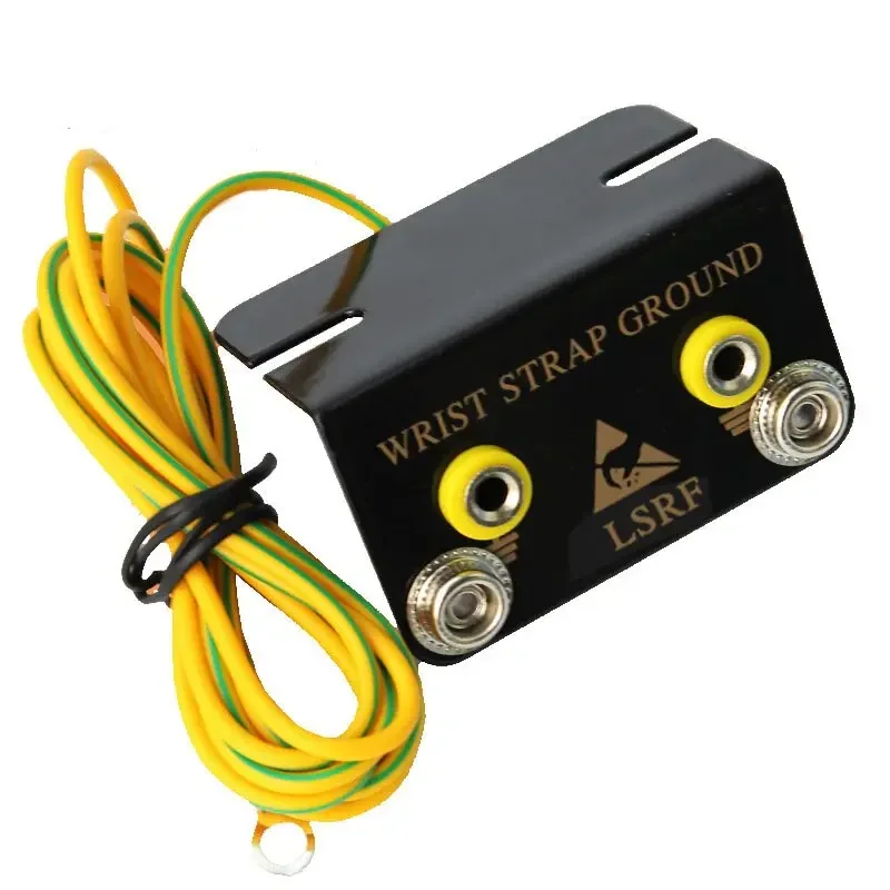 M18   Anti-static grounding socket/ L-shaped Band Antistatic Bracelet/Double Banana Plug For Antistatic Wrist Strap