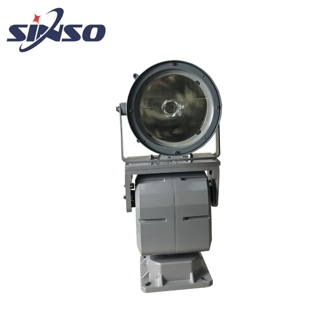 outdoor security patrol searchlight rotating remote control search light