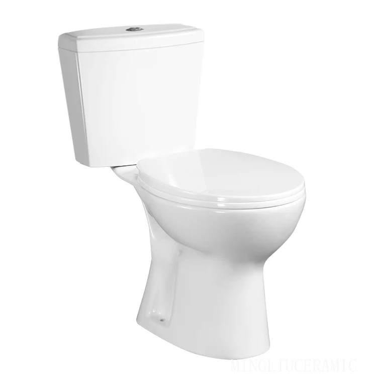 Competitive price bathroom ceramic washdown two piece wc toilet from china