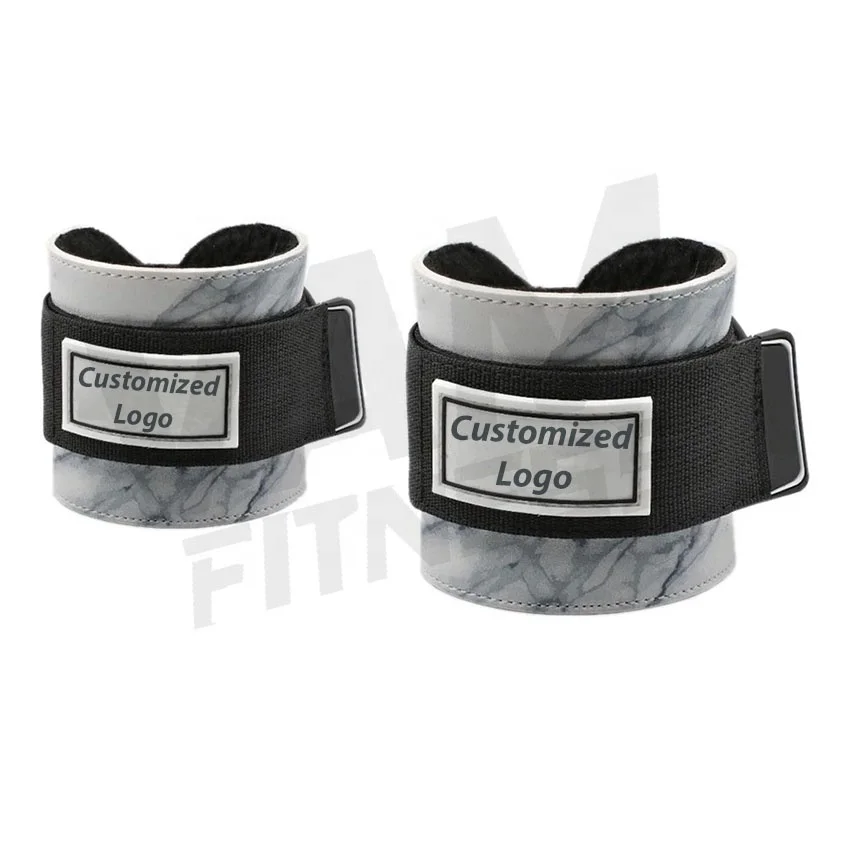 
 Белые мраморные ремни на лодыжку Новое поступление мягкие черные ремни на лодыжку для фитнеса для тренажерного зала мягкие шерстяные ремни на лодыжку для девочек  