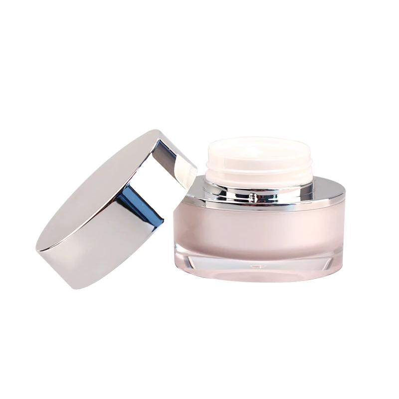 Free sample luxury empty plastic cosmetic bottle jar packaging