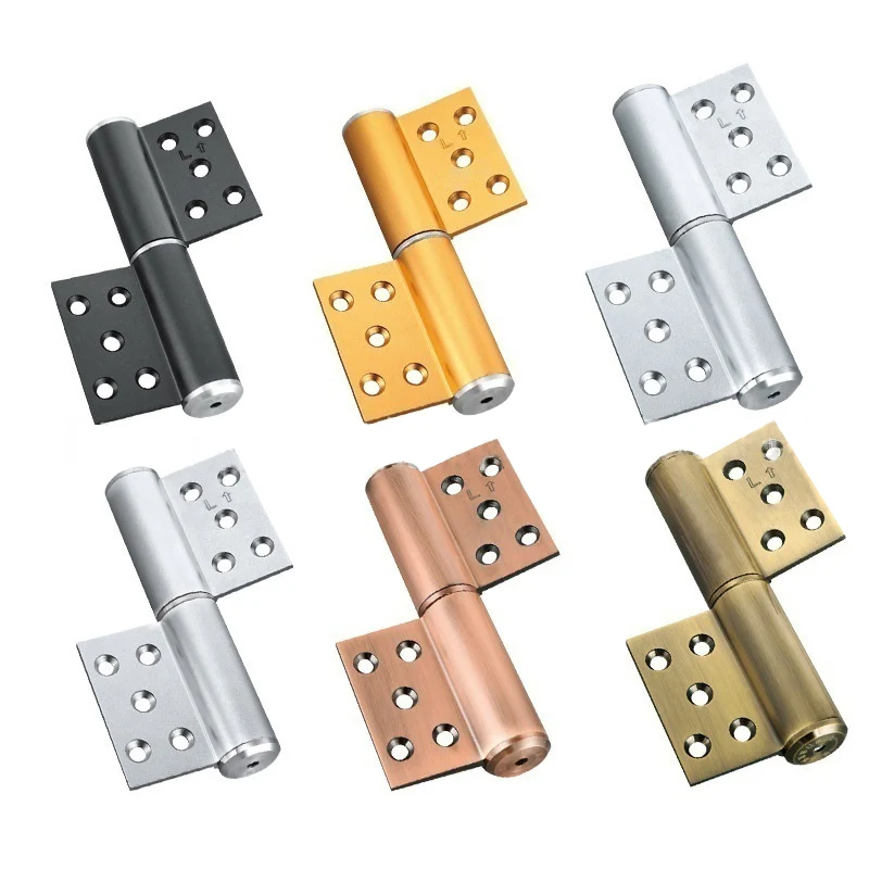 Modern Design Automatic 6-Inch Hydraulic Soft Closer 5-Inch Buffer Hydraulic Spring Hinges Wooden Door 6-Inch 5-Inch Hinges Door