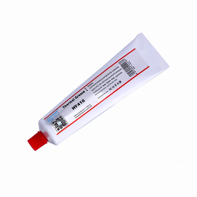 0.01 each one high temperature cheap white silicone thermal paste grease compound HY400 for IGBT