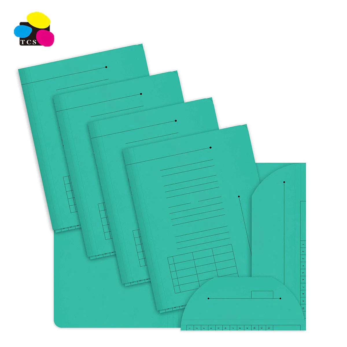 Handmade Paper File Folder Of 2-Flap With Elastic 10pcs packed Holding 200 Sheets For Office Stationery