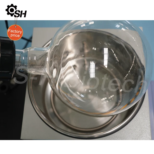 Laboratory Small Rotary Evaporator 5L Manual Lifting Experimental Evaporation Instrument