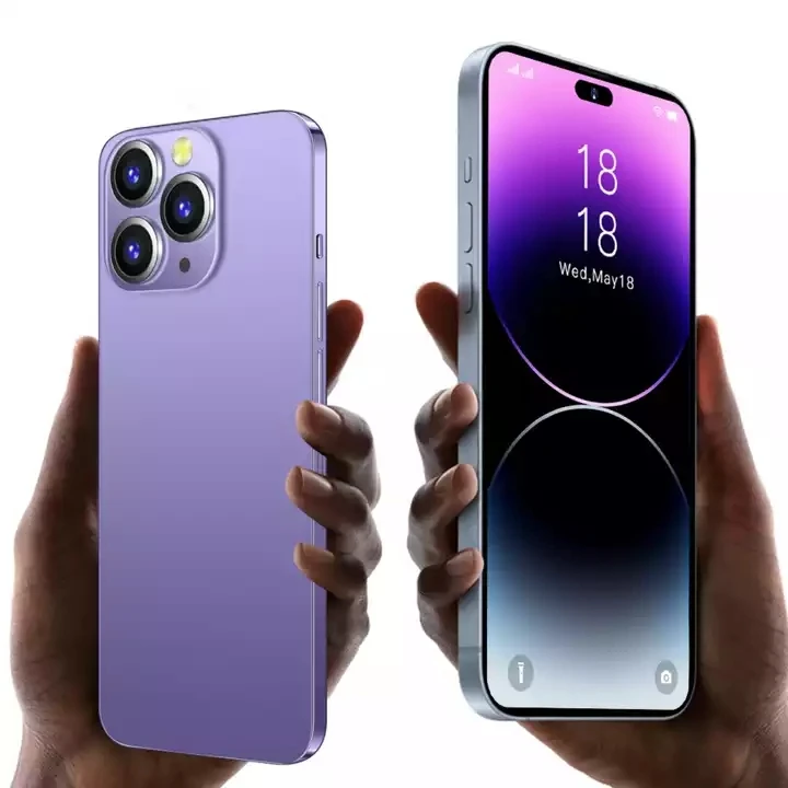 Fast drop ship Original i 14 pro max unlocked cell phone 7.3 inch Big Screen 12GB + 512GB Dual SIM Android 5G smart mobile phone