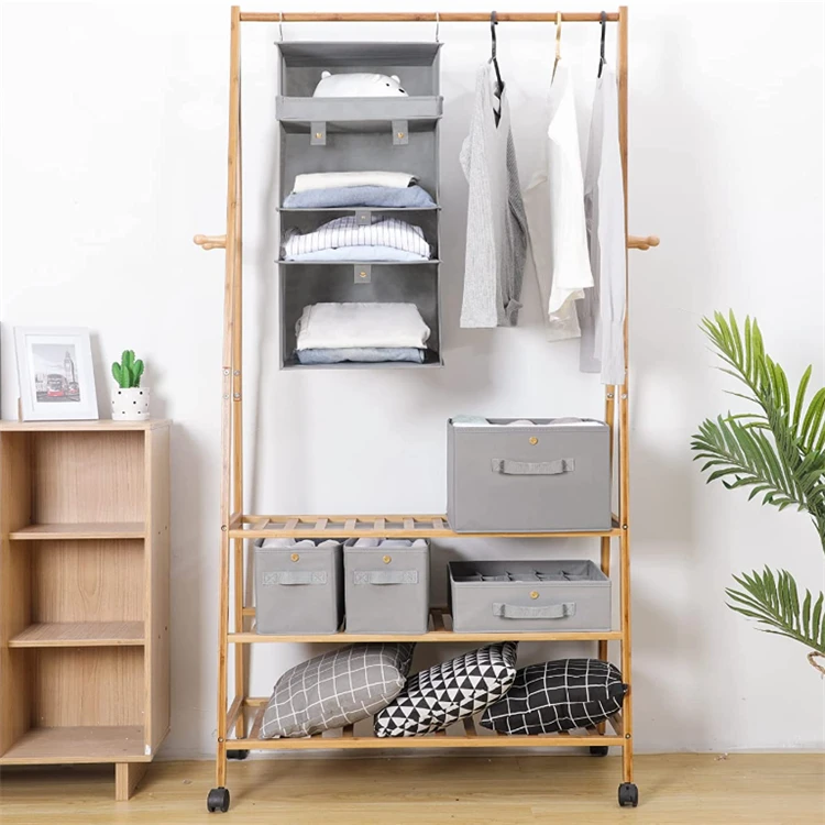 Hanging Shelves for Wardrobes 6-shelf Hanging Closet Organizer Promotional Hanging Storage Bag