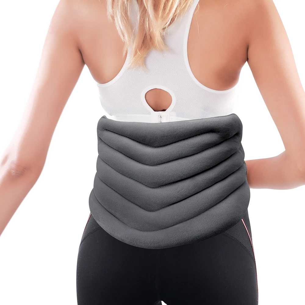 flaxseed Moist heat pack microwaveable lower back wrap waist pack