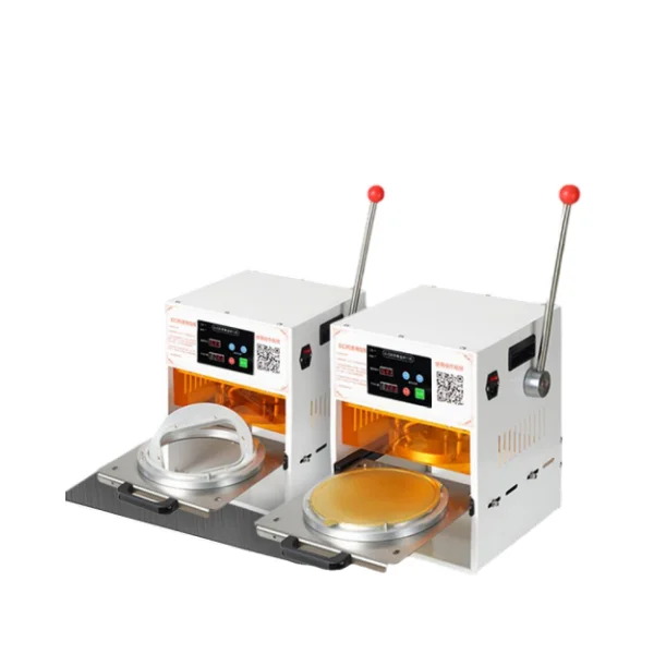 Manual aluminum foil box sealing machine fast food box packaging aluminum foil container sealing machine customized