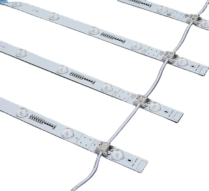 Custom wholesale smd2835 led aluminium strip diffuse led bar lighting backlight DC24V led ladder light strip