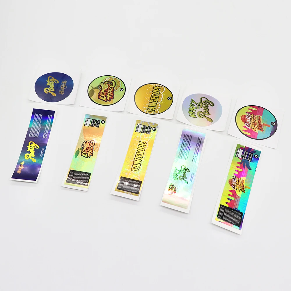 Best Design Gloss Lamination Custom Vinyl Stickers Print Label For Hair Products