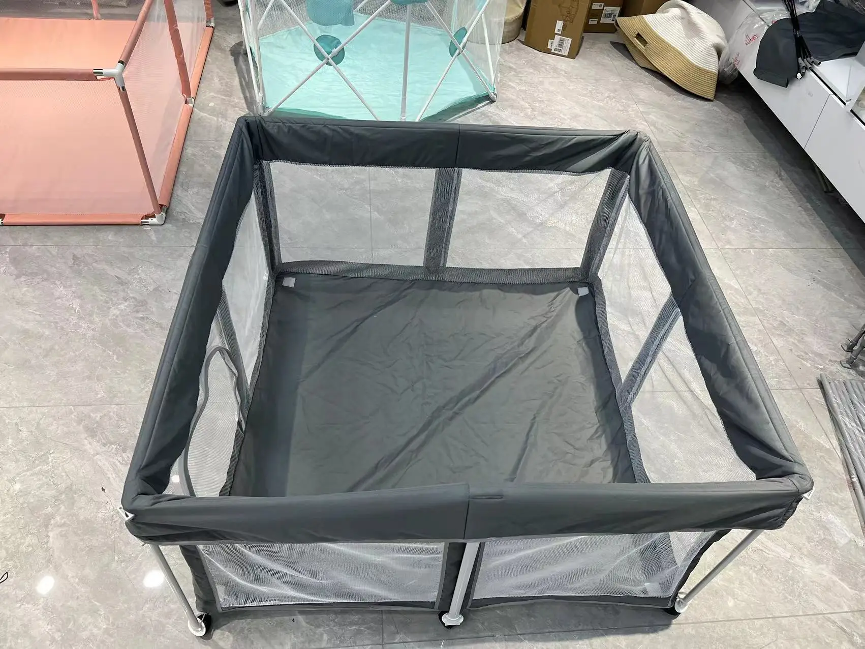 RHS-PPEN7 Play Home  Multifunctional Safe Baby Playpen Center Baby factories foldable playpen playpen fence play yard